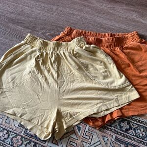 Free People Comfy Beach Shorts, Size Medium